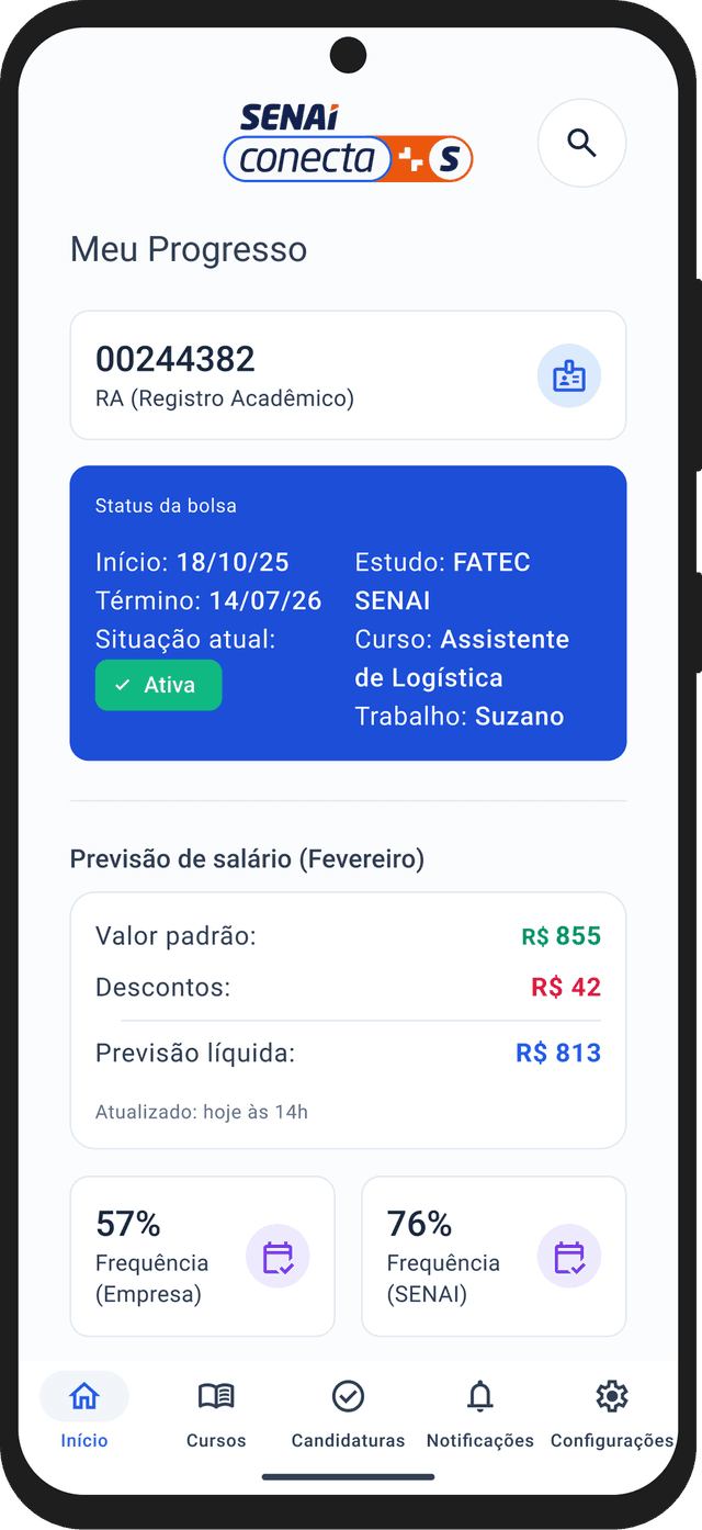 App SENAI Conecta S